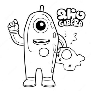 Pagina Da Colorare Yo Gabba Gabba 8355-6856