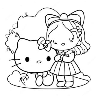 Hello Kitty E Dear Daniel Pagine Da Colorare