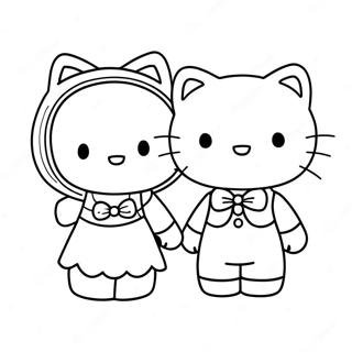 Pagina Da Colorare Di Hello Kitty E Dear Daniel 8405-6886