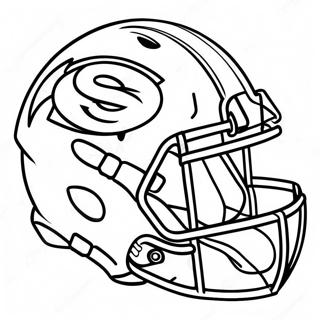 Pagina Da Colorare Del Casco Della Squadra Nfl Colorato 8416-6899