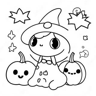 Halloween Kawaii Pagine Da Colorare