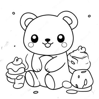 Pagina Da Colorare Di Rilakkuma E Cinnamoroll 8545-6998