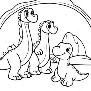 Pagine Da Colorare Di Littlefoot E Amici 8616-7058