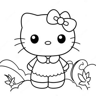 Pagina Da Colorare Hello Kitty 861-688