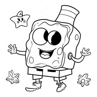 Pagina Da Colorare Di Spongebob Per Halloween 8625-7063