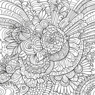 Pagina Da Colorare Mandala Arte A Punti Colorato 8747-7155