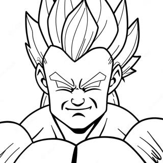 Pagina Da Colorare Super Saiyan Gogeta In Battaglia 8767-7172