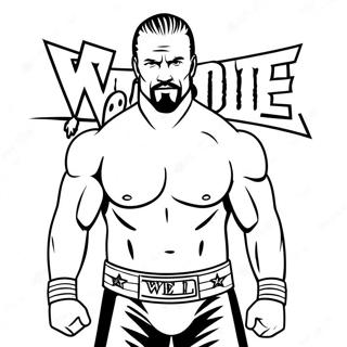 Pagina Da Colorare Della Wwe 8926-7294