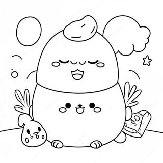 Pagina Da Colorare Dei Personaggi Carini Di Sumikko Gurashi 9017-7369