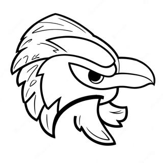 Pagina Da Colorare Del Mascotte Dei Philadelphia Eagles 902-721