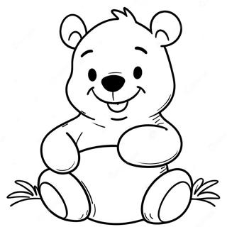 Pagina Da Colorare Di Baby Winnie The Pooh 9076-7414