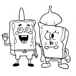 Pagina Da Colorare Di Spongebob E Patrick 911-726