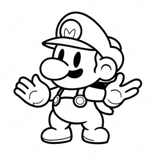 Paper Mario Pagine Da Colorare