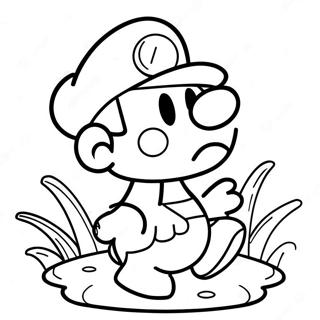 Pagina Da Colorare Di Paper Mario 9366-7646