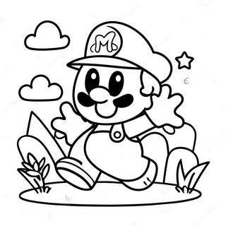 Pagina Da Colorare Dellavventura Allegra Di Paper Mario 9367-7649