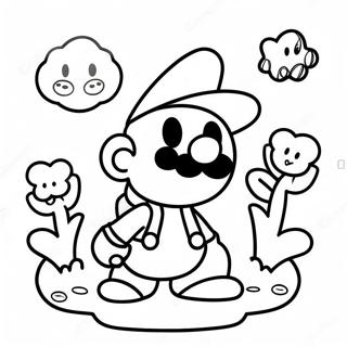 Pagina Da Colorare Dellavventura Allegra Di Paper Mario 9367-7650