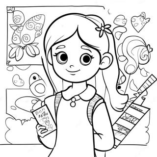 Pagina Da Colorare Dei Dork Diaries 9466-7724