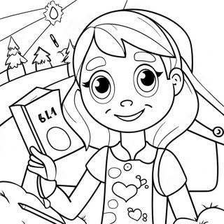 Pagina Da Colorare Della Divertente Avventura Dei Dork Diaries 9467-7726