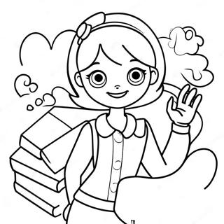 Pagina Da Colorare Della Divertente Avventura Dei Dork Diaries 9467-7727