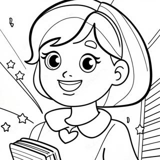 Pagina Da Colorare Della Divertente Avventura Dei Dork Diaries 9467-7728