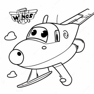 Pagina Da Colorare Di Super Wings In Unavventura Volante 9557-7799