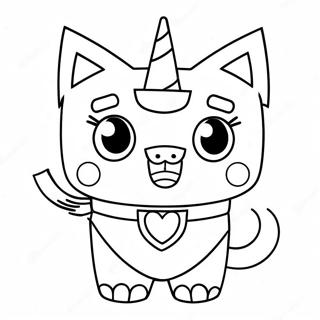 Unikitty Pagine Da Colorare