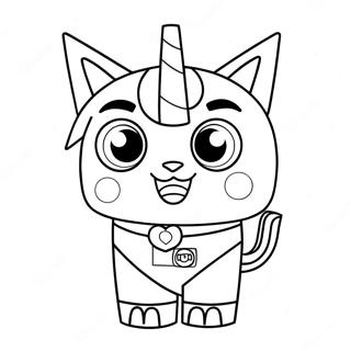 Pagina Da Colorare Unikitty 9626-7851