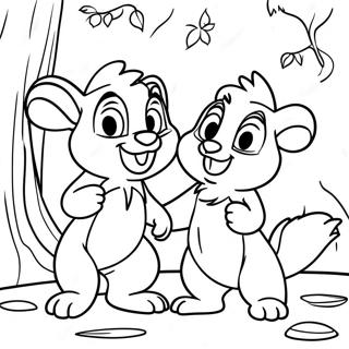 Pagina Da Colorare Di Chip E Dale 9686-7899