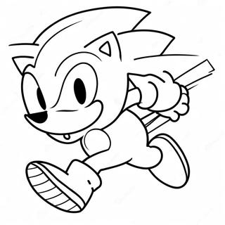 Sonic Il Riccio Che Corre Veloce Pagina Da Colorare 9797-7999