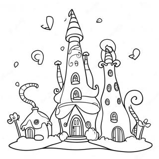 Pagina Da Colorare Case Di Whoville 9826-8081