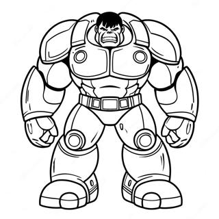 Pagina Da Colorare Hulk Buster 9866-8116